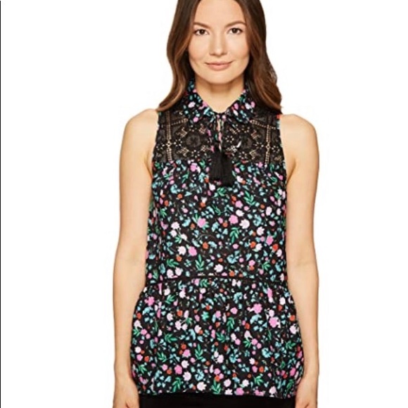 kate spade Tops - KATE SPADE | **NWT** | Floral Lace Inset Blouse
